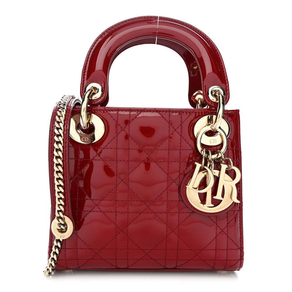 Christian Dior Patent Cannage Mini Lady #264276C47B
